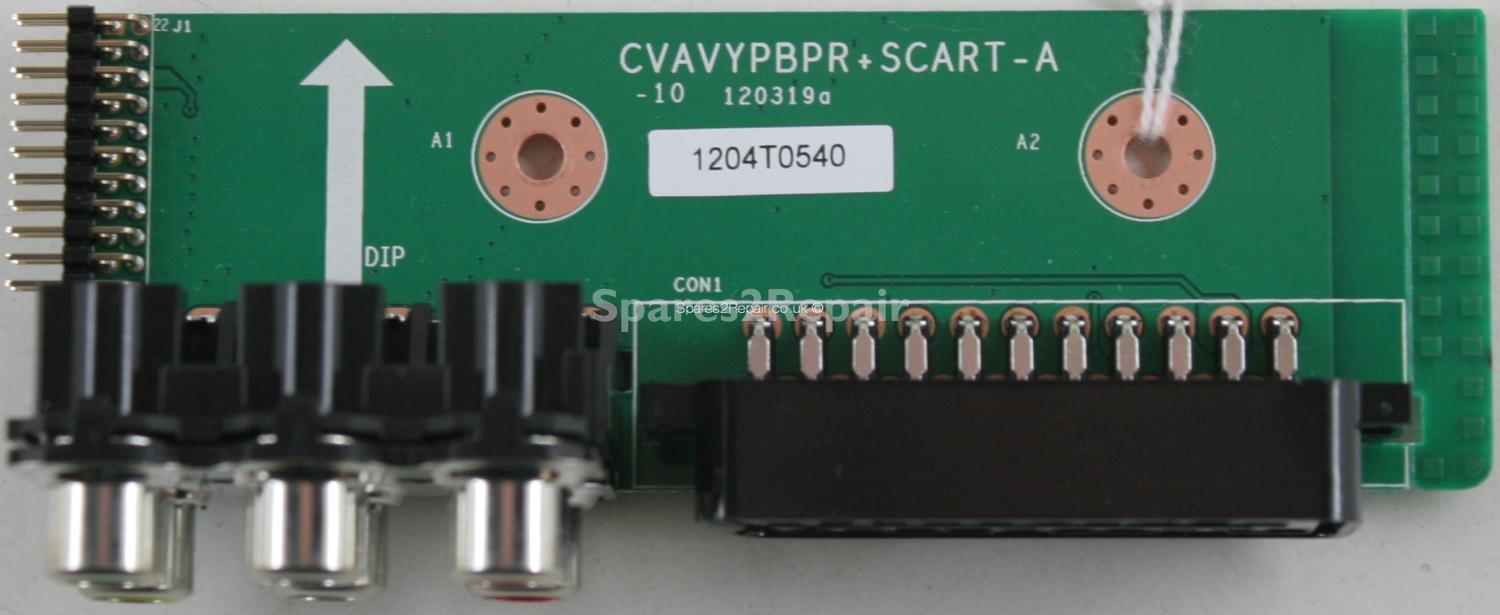 Technika LCD32-56 - Inputs - CVAVYPBPR+SCART-A - 1204T0540
