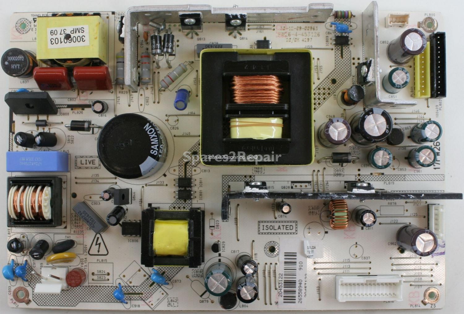 Techwood LCD 37 IDTV - PSU - 17PW26-4 - V.1 - 100409 - 20453122