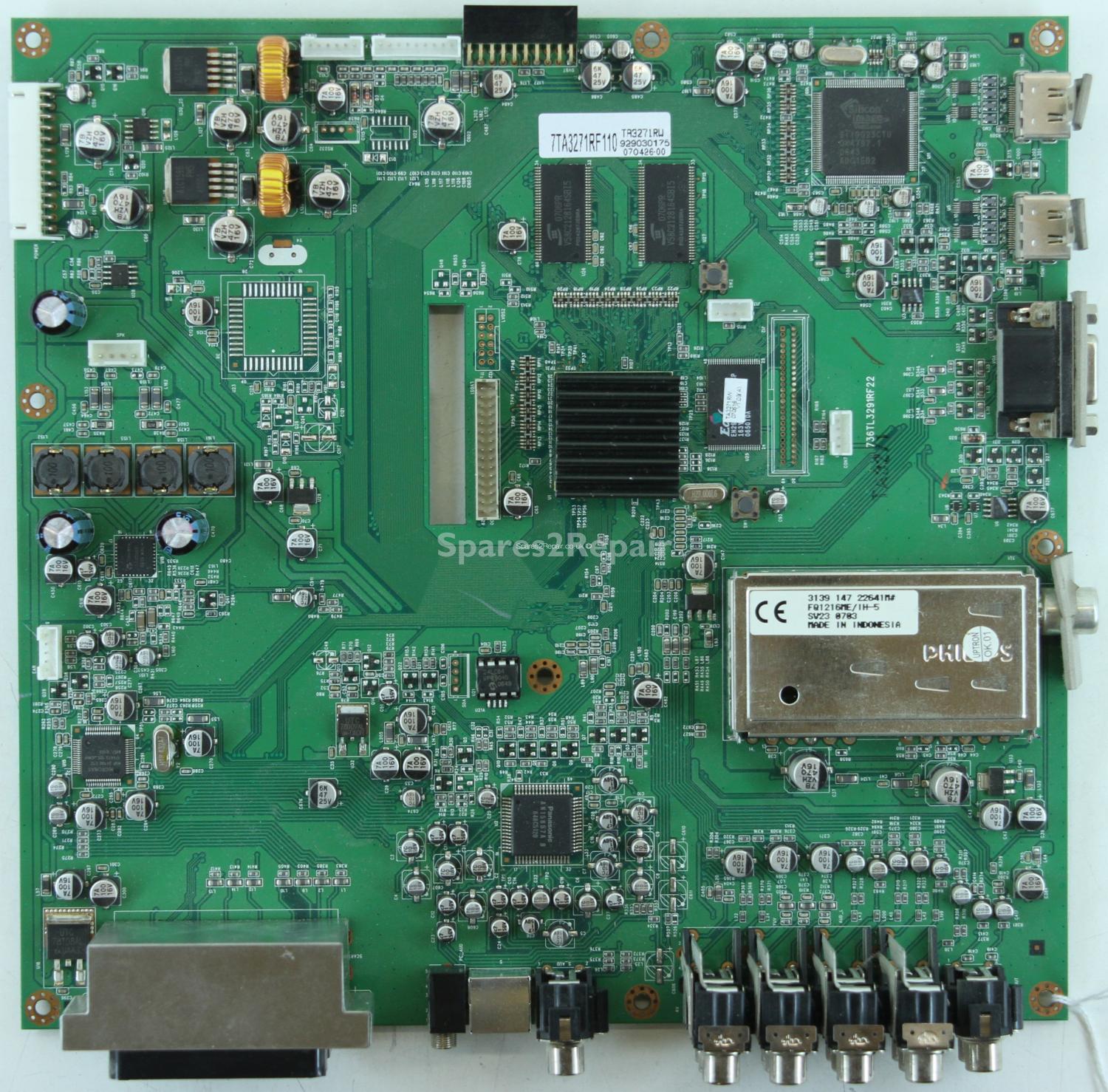 Teco TA3271RW - Main AV - 736TL3291RF22 - 7TA3271RF110