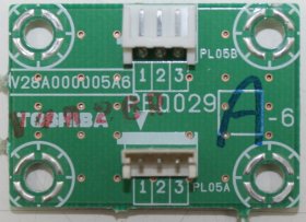 Toshiba 32WLT66 - Board - V28A000005A6 - PE0029 A-6 - V28A000041A0