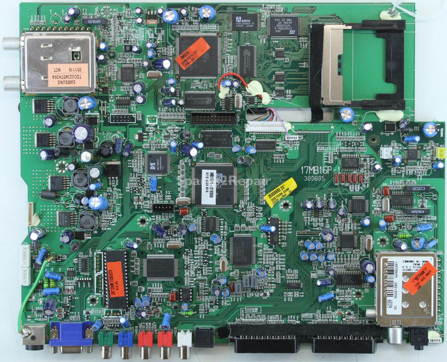 Toshiba 20WLT56B - Main AV - 17MB16P-1 - 300605 - 20218996