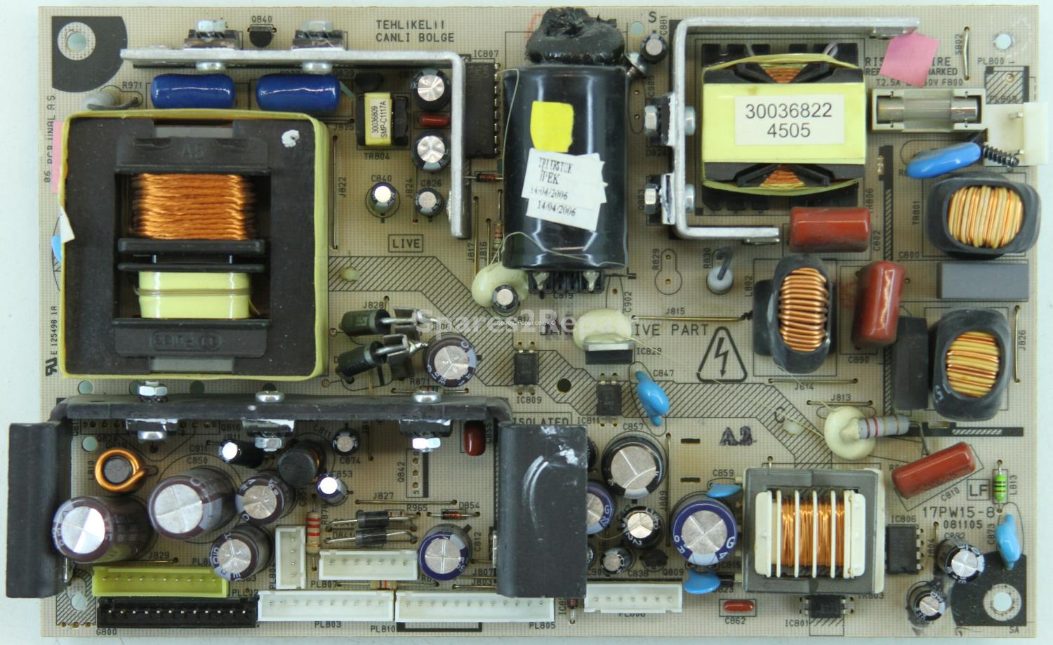 Toshiba 27WL65G - PSU - 17PW15-8 - 081105 - 20246622