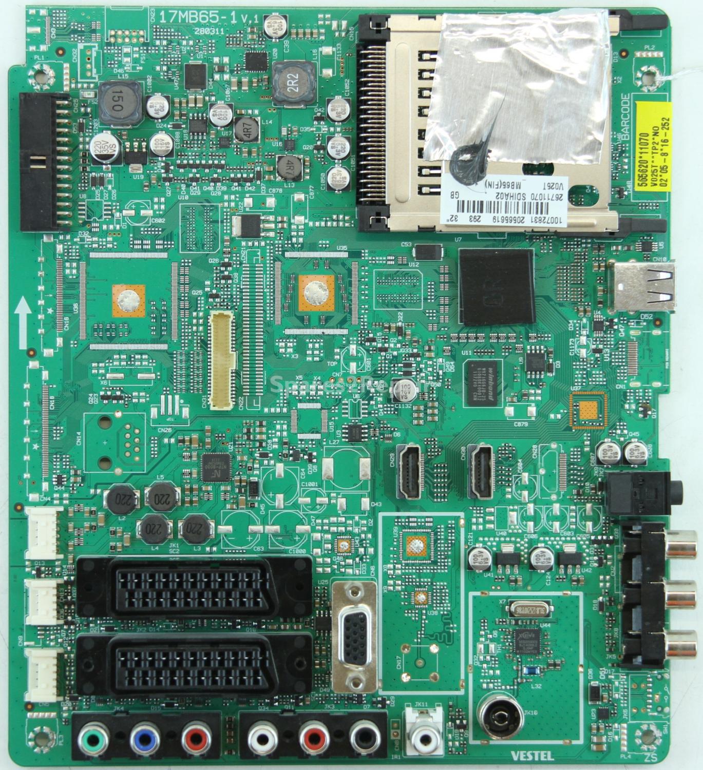 Toshiba 32BV700B - Main AV - 20565619 - 17MB65-1 v.1 - 280311