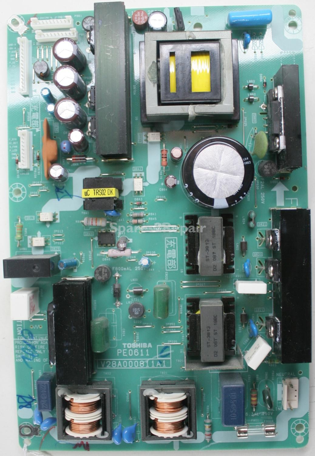 Toshiba 37RV555D - PSU - PE0611 C - V28A000811A1