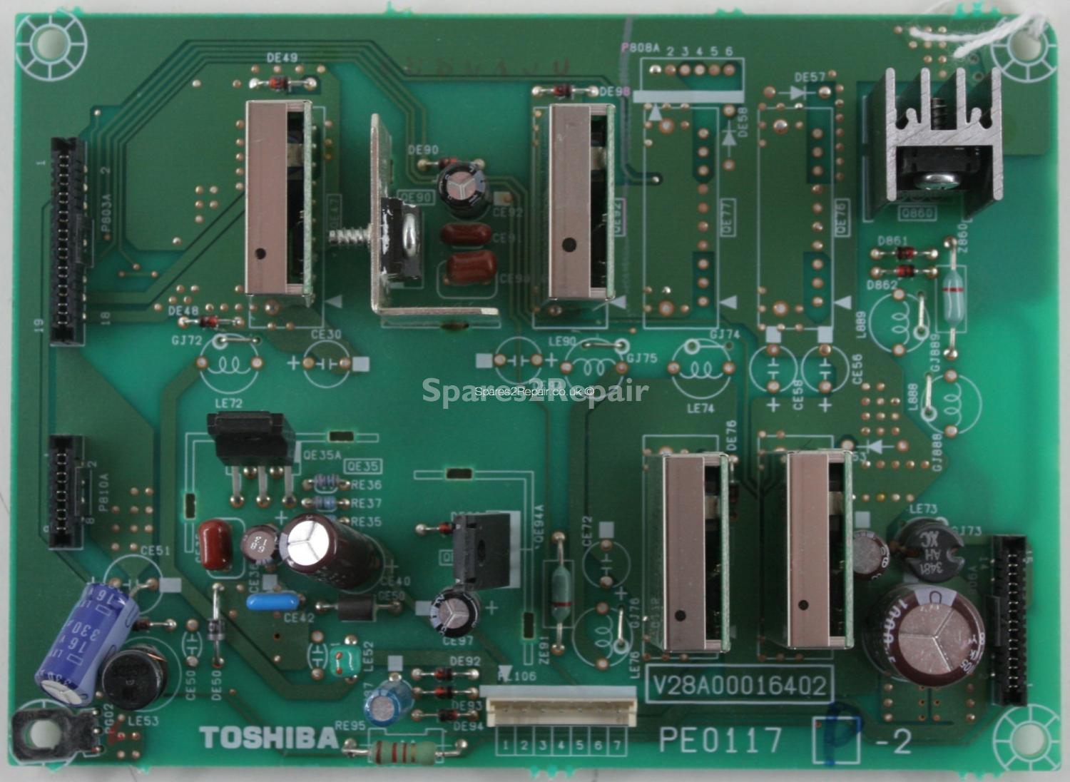 Toshiba 37WLT66s - Sub PSU - PE0117 P-2 - V28A00016402