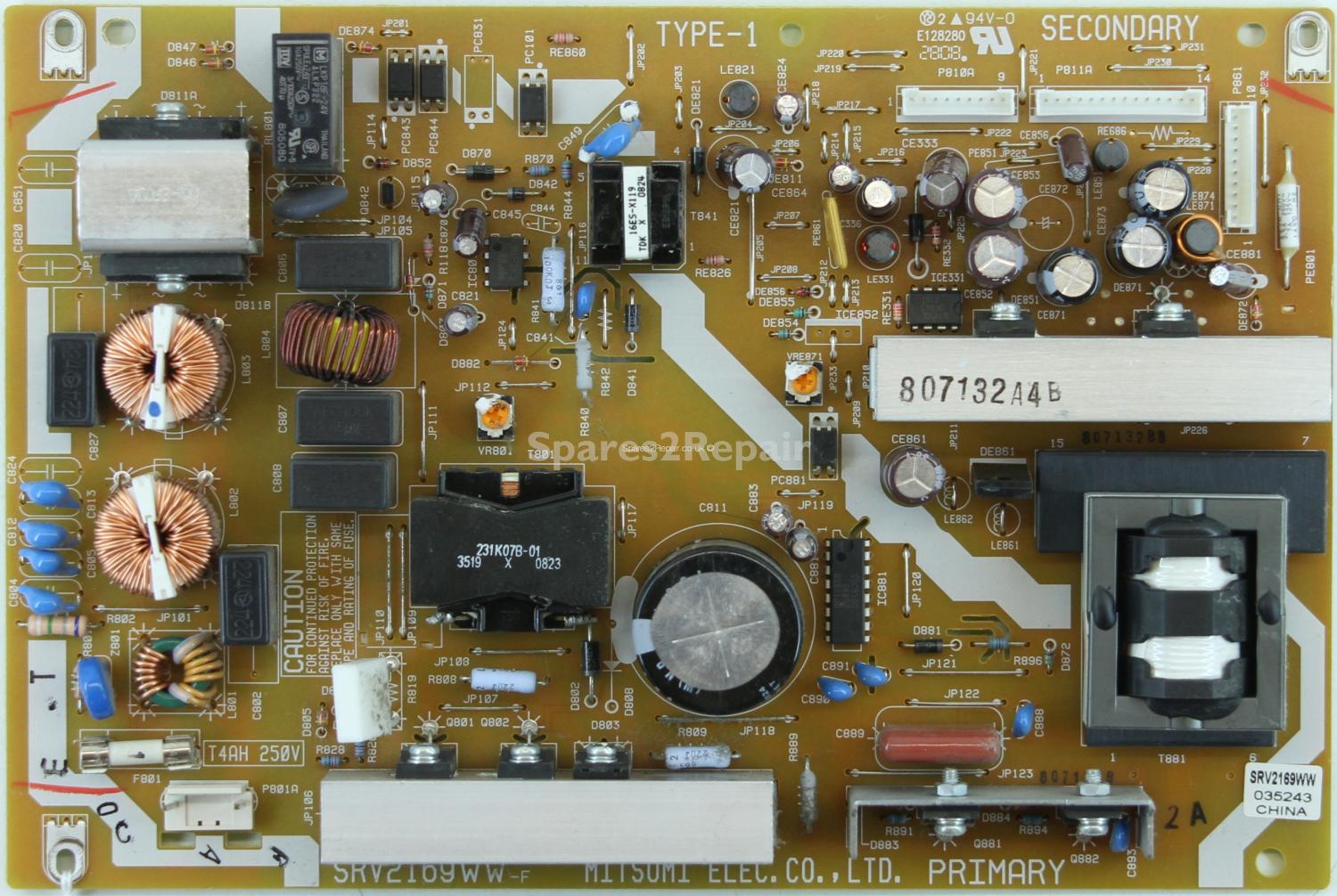 Toshiba 37XV555D - PSU - SRV2169WW