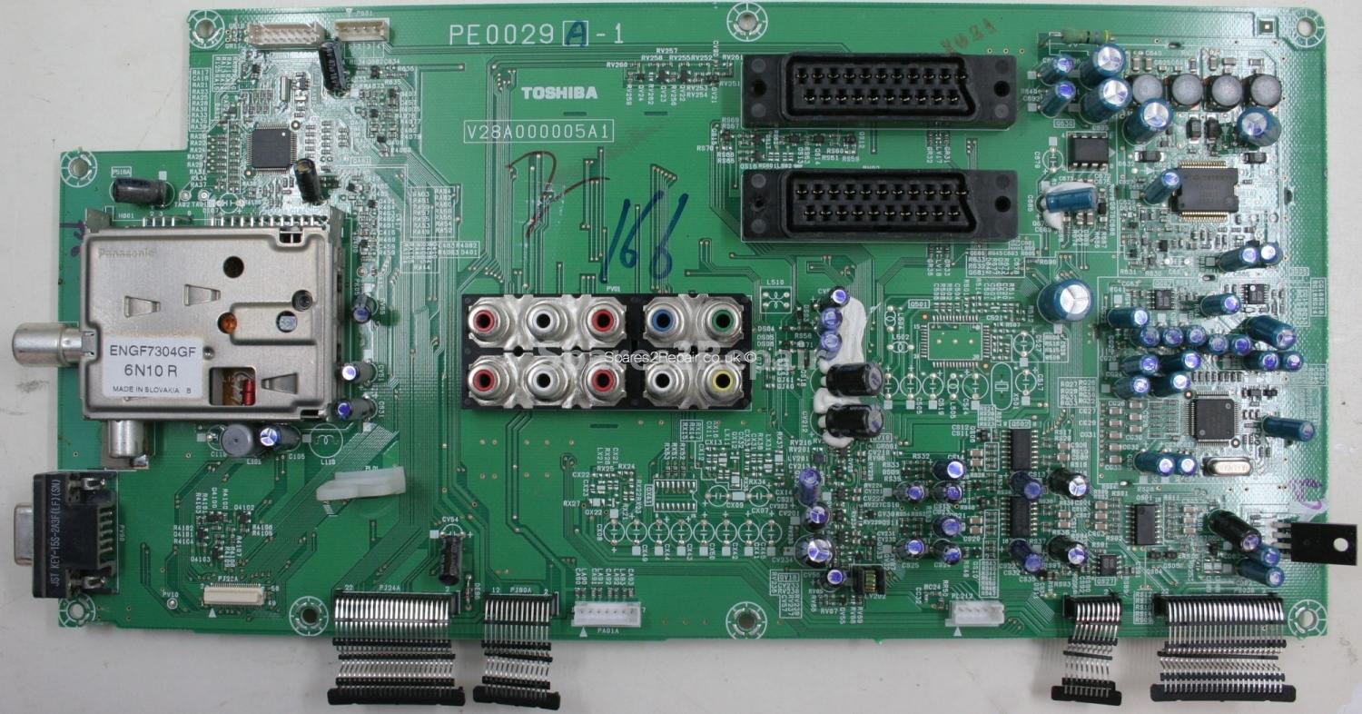 Toshiba 42WLT66 - Main AV - PE0029 A-1 - V28A000005A1