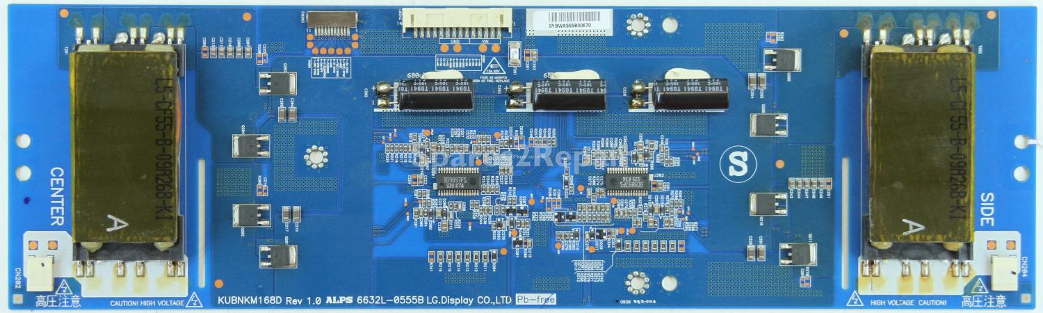 Toshiba 55ZV600E - Inverter - 6632L-0555B - KUBNKM168D Rev 1.0 - Slave