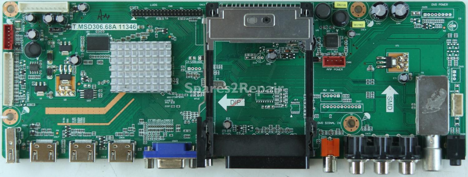 UMC M40/57G-GB-FTCU-UK - Main AV - T.MSD306.68A 11346 - 4501353 - 1A2A0035 - LTA400HM07