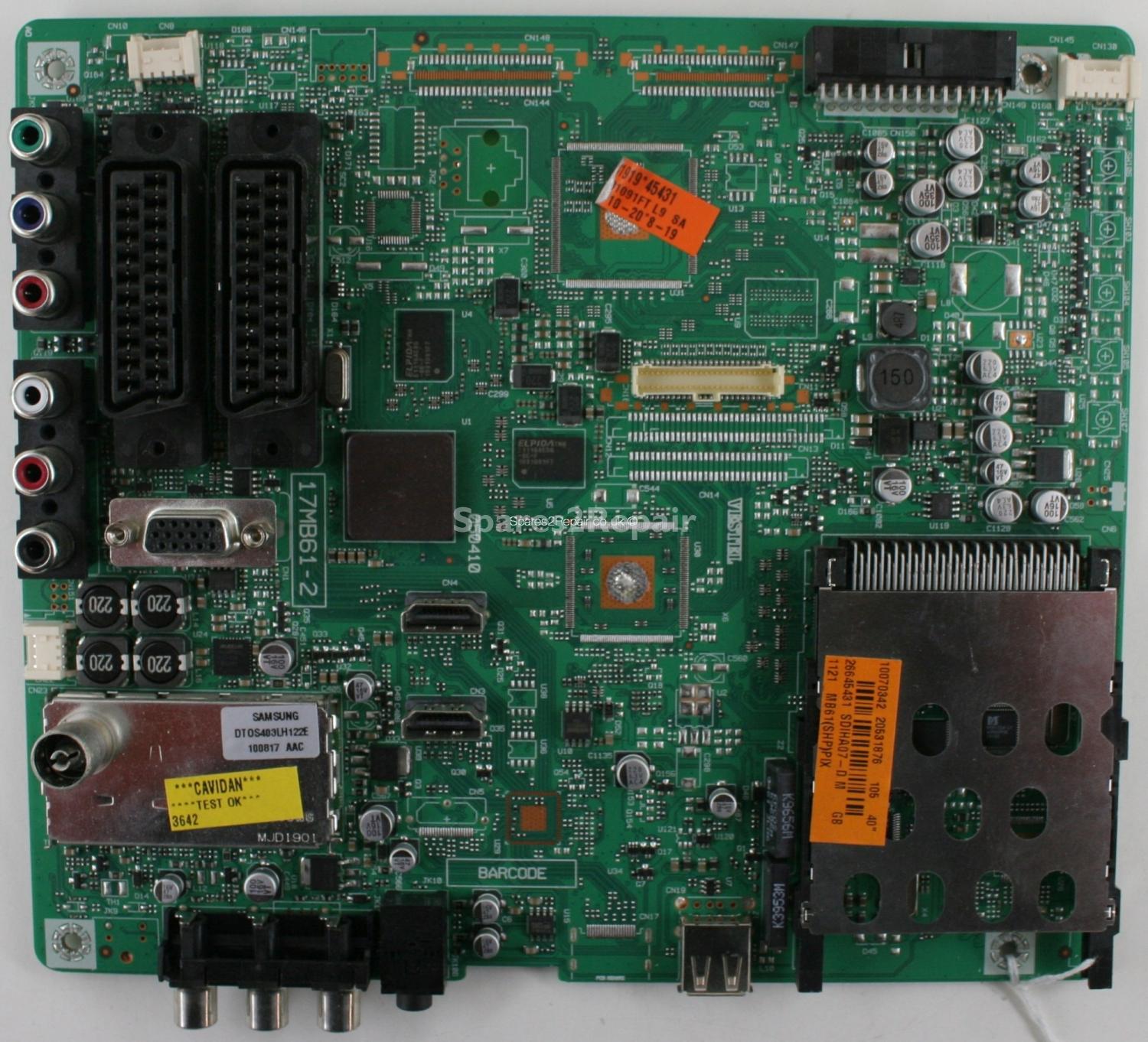 Sharp LC-40F22E Main AV - 17MB61-2 - 050410 - 20531876