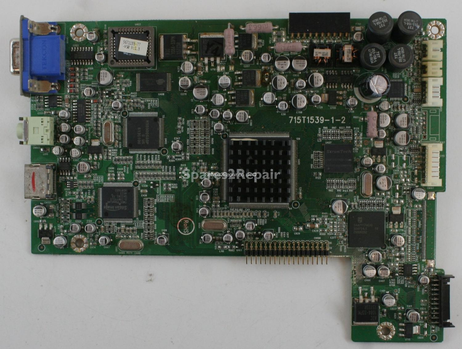 Viewsonic N2060W - Inputs - 715T1539-1-2