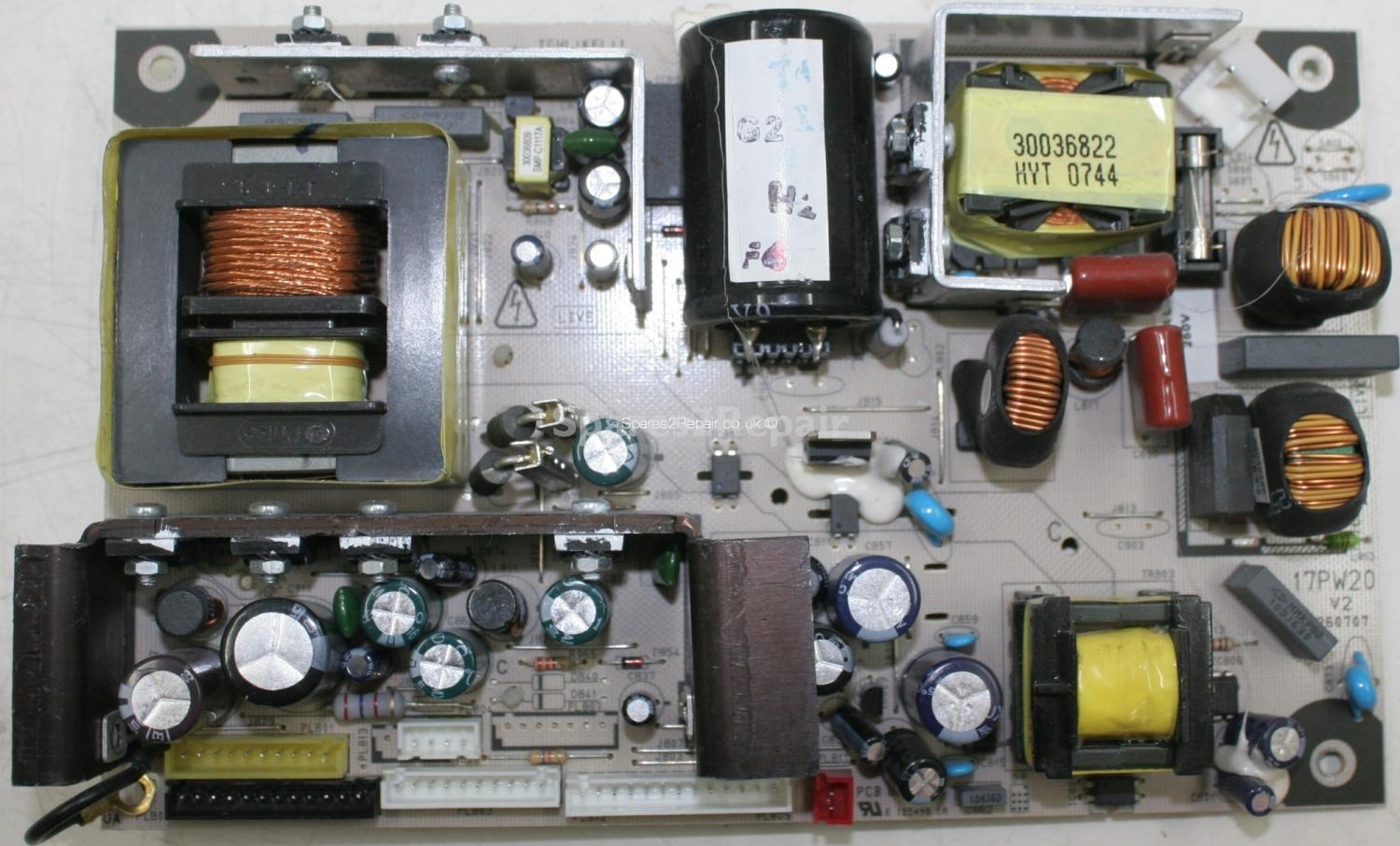 Wharfedale LCD37F1080P - PSU - 17PW20 V2 - 260707 - 20319694
